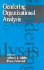 Gendering Organizational Analysis - Book