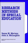 Research Methods in Special Education - Book