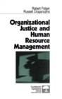 Organizational Justice and Human Resource Management - Book