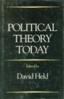 Political Theory Today - Book