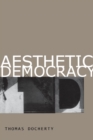 Aesthetic Democracy - Book