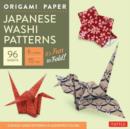Origami Paper - Japanese Washi Patterns - 6" - 96 Sheets : Tuttle Origami Paper: Origami Sheets Printed with 8 Different Patterns: Instructions for 7 Projects Included - Book