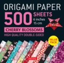 Origami Paper 500 sheets Cherry Blossoms 6 inch (15 cm) : Tuttle Origami Paper: High-Quality Double-Sided Origami Sheets Printed with 12 Different Patterns (Instructions for 6 Projects Included) - Book