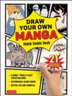 Draw Your Own Manga : Blank Comic Book (With 21 Different Templates) - Book