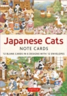 Japanese Cats - 12 Blank Note Cards : In 6 Original Illustrations by Setsu Broderick with 12 Envelopes in a Keepsake Box - Book