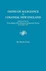 Oaths of Allegiance in Colonial New England - Book