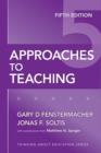 Approaches to Teaching - Book