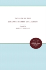 Catalog of the Johannes Herbst Collection - Book
