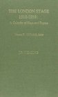The London Stage 1910-1919 : A Calendar of Plays and Players - Book