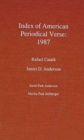 Index of American Periodical Verse 1987 - Book