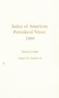Index of American Periodical Verse 1999 - Book