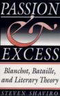 Passion and Excess : Blanchot, Bataille and Literary Theory - Book