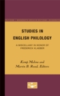 Studies in English Philology : A Miscellany in Honor of Frederick Klaeber - Book