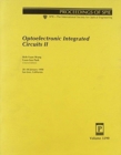 Optoelectronic Integrated Circuits Ii - Book