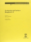 Scattering & Surface Roughness Ii - Book