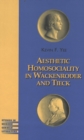 Aesthetic Homosociality in Wackenroder and Tieck - Book