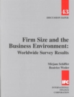 Firm Size and the Business Environment : Worldwide Survey Results - Book