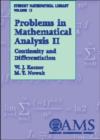 Problems in Mathematical Analysis, Volume 2 : Continuity and Differentiation - Book
