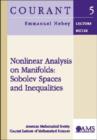 Nonlinear Analysis on Manifolds : Sobolev Spaces and Inequalities - Book