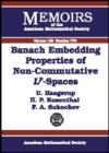 Banach Embedding Properties of Non-commutative L-p Spaces - Book