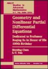 Geometry and Nonlinear Partial Differential Equations - Book