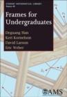 Frames for Undergraduates - Book