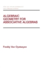 Algebraic Geometry for Associative Algebras - Book
