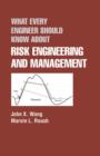 What Every Engineer Should Know About Risk Engineering and Management - Book