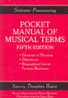 Pocket Manual of Musical Terms - Book