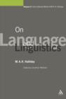 On Language and Linguistics : Volume 3 - Book