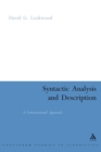 Syntactic Analysis and Description : A Constructional Approach - Book