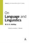 On Language and Linguistics : Volume 3 - Book