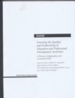 Ensuring the Quality and Productivity of Education and Professional Development Activities : A Review of Approaches and Lessons for DOD (2001) - Book
