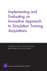 Implementing and Evaluating an Innovative Approach to Simulation Training Acquisitions - Book