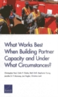 What Works Best When Building Partner Capacity and Under What Circumstances? - Book