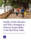 Quality of Life Indicators and Policy Strategies to Advance Sustainability in the Pearl River Delta - Book