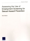 Assessing the Use of Employment Screening for Sexual Assault Prevention - Book