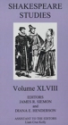 Shakespeare Studies, Volume XLVIII - Book