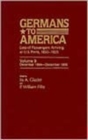 Germans to America, Dec. 12, 1854-Dec. 31, 1855 : Lists of Passengers Arriving at U.S. Ports - Book