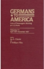 Germans to America, Apr. 27, 1857-Nov. 30, 1857 : Lists of Passengers Arriving at U.S. Ports - Book