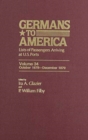 Germans to America, Oct. 1, 1878-Dec. 31, 1879 : Lists of Passengers Arriving at U.S. Ports - Book