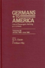 Germans to America, Jan. 2, 1880-June 30, 1880 : Lists of Passengers Arriving at U.S. Ports - Book
