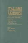 Italians to America, July 1896 - June 1897 : Lists of Passengers Arriving at U.S. Ports - Book