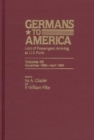 Germans to America, Nov. 16, 1882-Apr. 19, 1883 : Lists of Passengers Arriving at U.S. Ports - Book