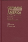 Germans to America, May 1, 1886-Jan. 3, 1887 : Lists of Passengers Arriving at U.S. Ports - Book