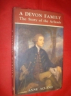 A Devon Family : Story of the Aclands - Book