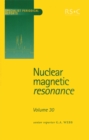 Nuclear Magnetic Resonance : Volume 30 - Book