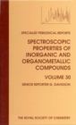 Spectroscopic Properties of Inorganic and Organometallic Compounds : Volume 30 - Book