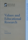 Values and Educational Research - Book