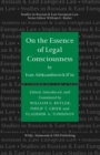 On the Essence of Legal Consciousness - Book